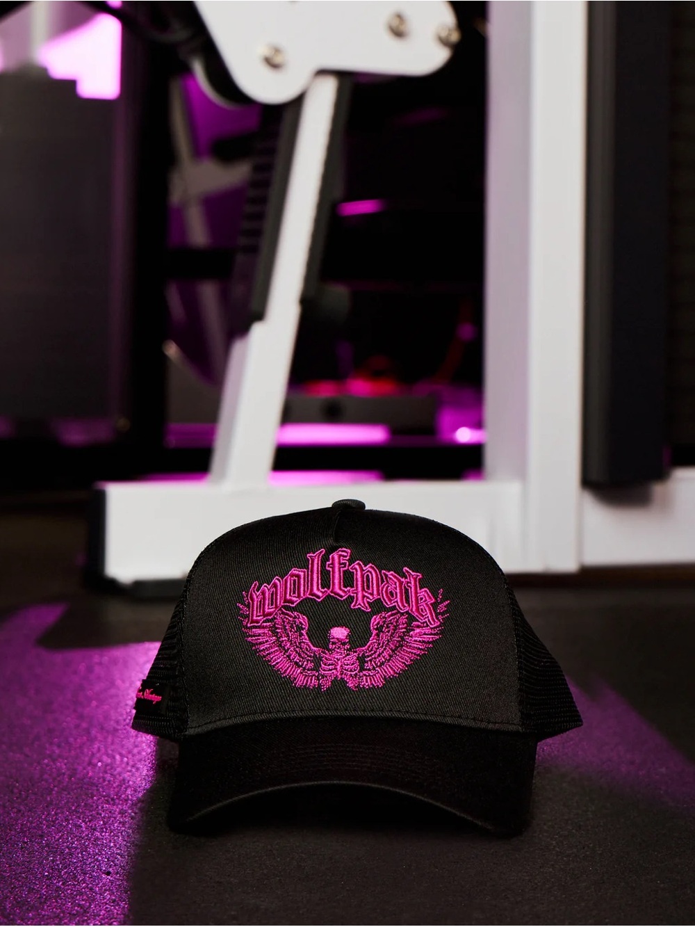 WolfPAK new TRUCKER HAT DEATHWING PINK
